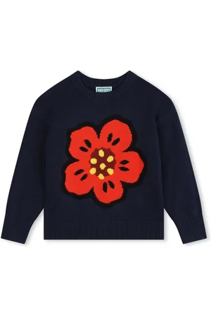 Kenzo Maglione con logo a fiori