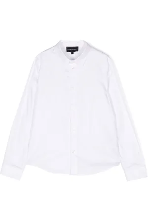 Emporio Armani Camicia con logo jacquard