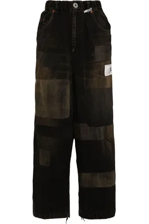 Maison Mihara Yasuhiro Jeans con design patchwork