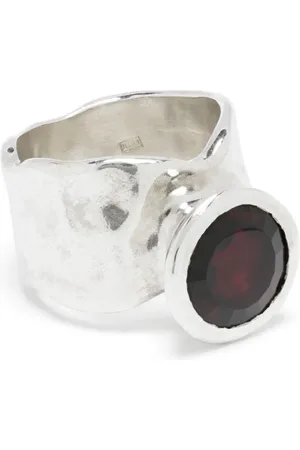 ROSA MARIA Anello in sterling con granato
