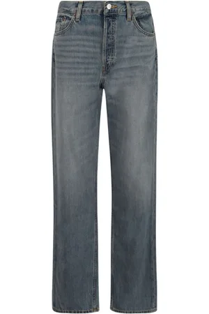 RE/DONE Jeans dritti con applicazione