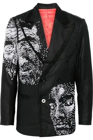KIDSUPER STUDIOS Blazer Embellished Face