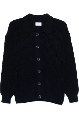 Family First Cardigan con colletto stile polo