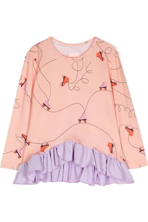 Wauw Capow by Bangbang T-shirt Violet Roller con stampa grafica