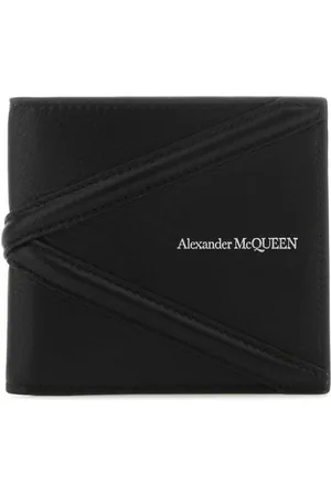 Alexander McQueen Portafoglio con placca logo