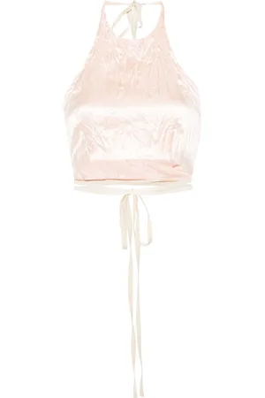 Sportmax Top Gitano con effetto stropicciato
