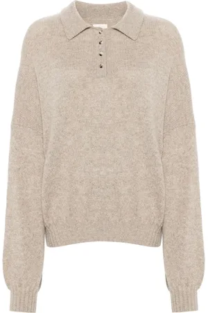 Khaite Maglione stile polo Rene in misto cashmere