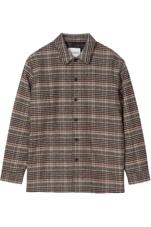 Closed Giacca-camicia a quadri con cappuccio