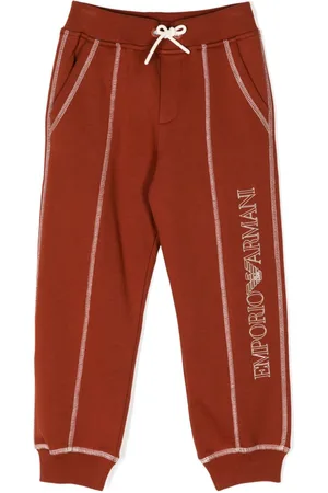 Emporio Armani Pantaloni sportivi con ricamo