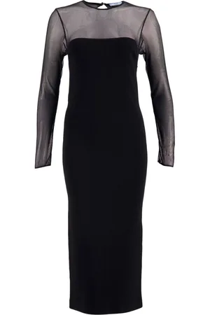 Prada Abito midi semi trasparente