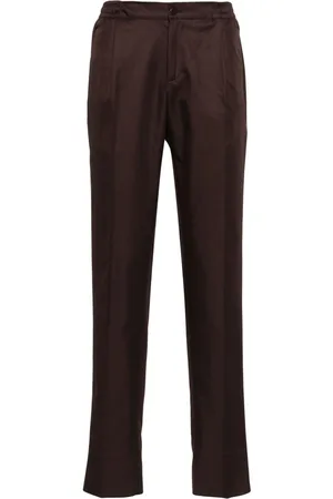 Kiton Pantaloni affusolati con vita elasticizzata