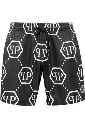 Philipp Plein Costume da bagno con monogramma