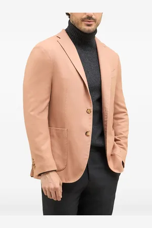 Boglioli Blazer monopetto con revers a lancia