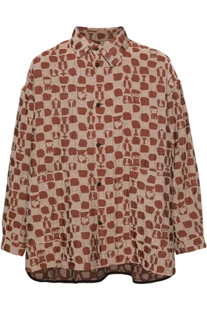 HENRIK VIBSKOV Camicia Big con motivo jacquard