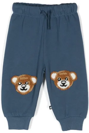 Molo Pantaloni sportivi con dettaglio orsetto
