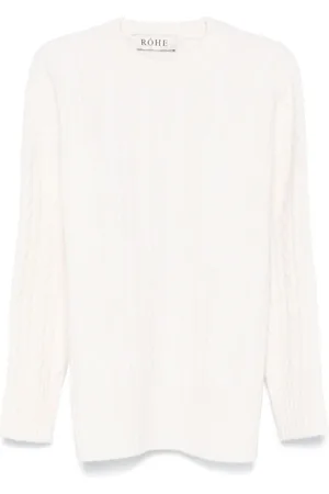 Rohe Maglione a maglia intrecciata