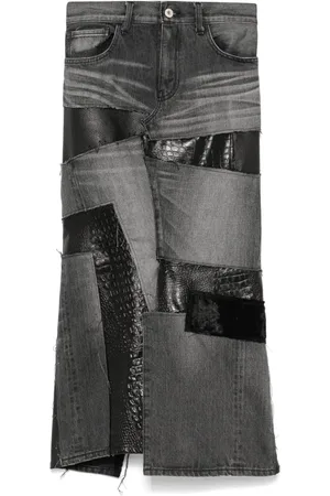JUNYA WATANABE Gonna midi con inserti