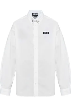 VERSACE Camicia con applicazione logo