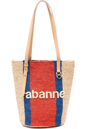 Paco rabanne Borsa tote con logo goffrato