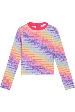 Dolce & Gabbana Top a maniche lunghe con logo
