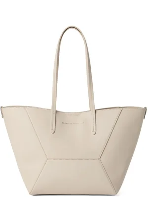 Brunello Cucinelli Borsa tote BC Duo piccola in pelle