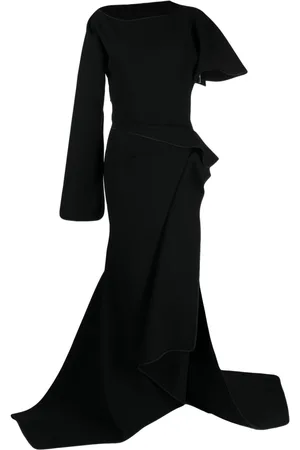 MATICEVSKI Asymmetric draped gown