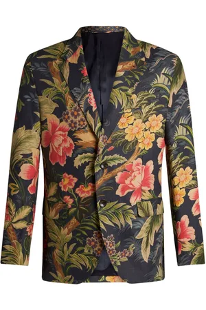 Etro Blazer monopetto a fiori