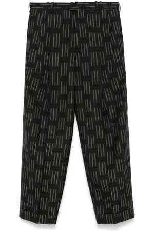 Kenzo Pantaloni sartoriali con pieghe