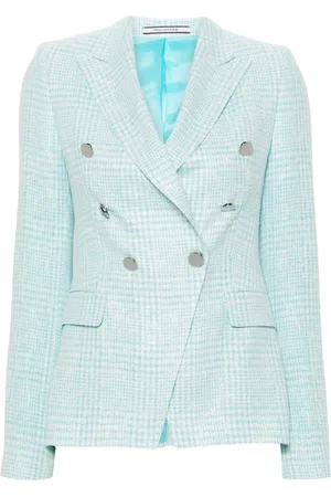 TAGLIATORE Blazer monopetto tartan