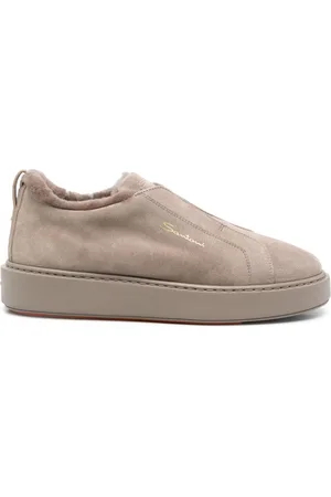 santoni Sneakers in suede