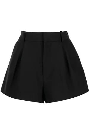AREA Shorts sartoriale con placca logo