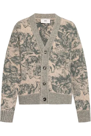Ami Cardigan con motivo jacquard