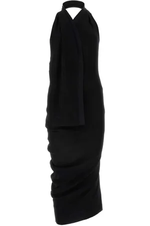 Fendi Abito midi con scollo all