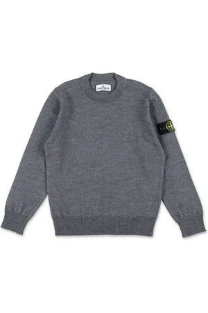 Stone Island Felpa con applicazione Compass