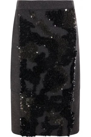 Plan C Gonna midi con paillettes
