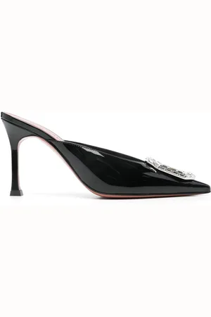 Amina Muaddi Mules Camelia 90mm