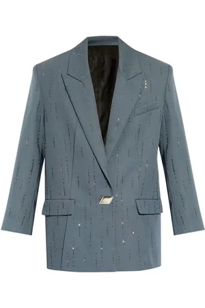 The Attico Blazer con strass