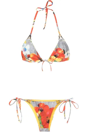 AMIR SLAMA Set bikini con stampa
