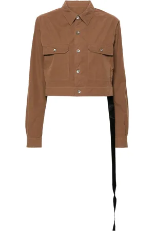 Rick Owens Giacca crop con dettaglio cut-out