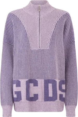 GCDS Maglione con mezza zip