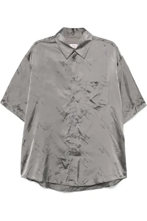 MARTINE ROSE Camicia Expect Perfection jacquard