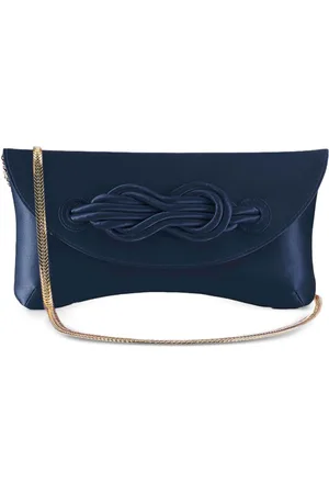 SHANGHAI TANG Clutch con dettaglio a nodo