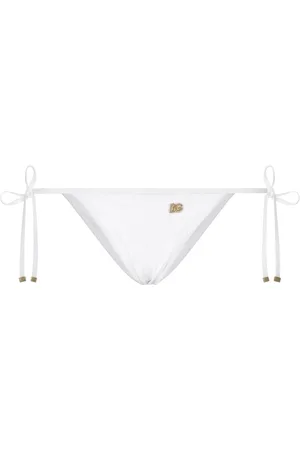 Dolce & Gabbana Slip bikini con placca logo