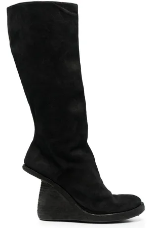 GUIDI Stivali con tacco asimmetrico