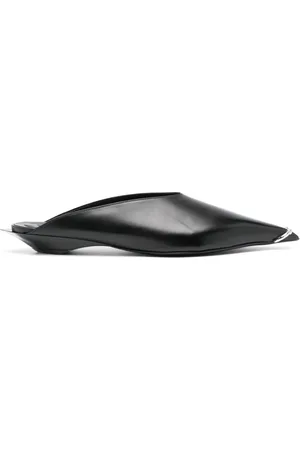 MUGLER Mules con piercing 40mm