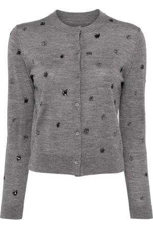 JNBY Maglione crop con paillettes