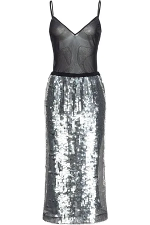 Pinko Abito semi trasparente con paillettes