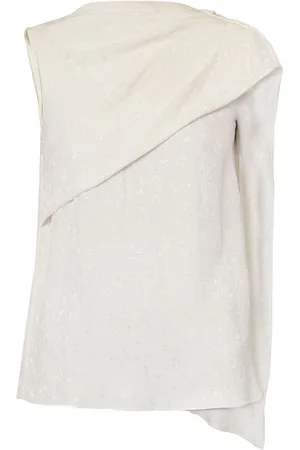 Erdem Blusa asimmetrica con drappeggio