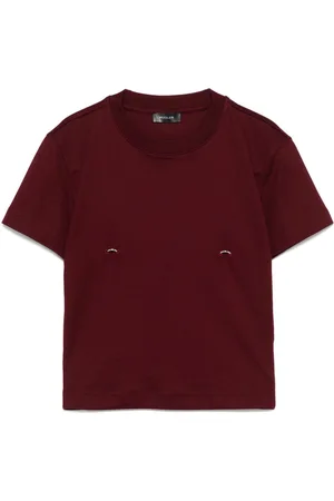 MUGLER T-shirt con piercing