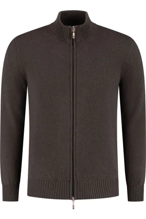 Doriani Cashmere Cardigan con zip